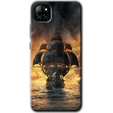 Gramaphone Casper Via E30 Kılıf Hd Desen Baskılı Arka Kapak - Siyah Inci