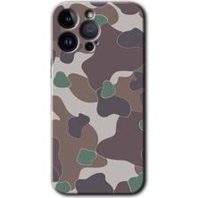 Gramaphone Apple iPhone 14 Pro Max Kılıf Hd Desen Baskılı Arka Kapak - Kamuflaj 11