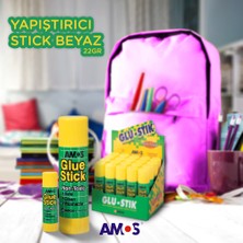 Amos Stick Yapıştırıcı Beyaz 22 gr