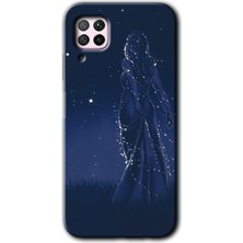 Gramaphone Huawei P40 Lite Kılıf Hd Desen Baskılı Arka Kapak + Kırılmaz Cam - Gecenin Kraliçesi