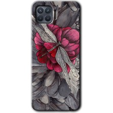Gramaphone Oppo Reno 4 Lite Kılıf Hd Desen Baskılı Arka Kapak + Kırılmaz Cam - Kelebek Ömrü