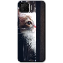 Gramaphone Oppo A73 Kılıf Hd Desen Baskılı Arka Kapak + Kırılmaz Cam - Kedi Bakışı