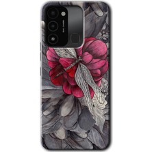 Gramaphone Tecno Spark 8c Kılıf Hd Desen Baskılı Arka Kapak - Kelebek Ömrü