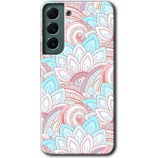 Gramaphone Galaxy S22 Kılıf Hd Desen Baskılı Arka Kapak + Kırılmaz Cam - Çin Mandala 1