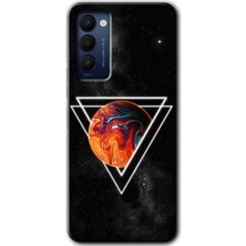 Gramaphone Tecno Camon 18T Kılıf Hd Desen Baskılı Arka Kapak - Kızıl Gezegen