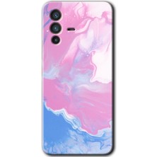 Gramaphone Vivo V23 5g Kılıf Hd Desen Baskılı Arka Kapak - Liquid Lekelerr Art