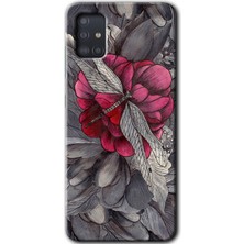 Gramaphone Galaxy A51 Kılıf Hd Desen Baskılı Arka Kapak + Kırılmaz Cam - Kelebek Ömrü