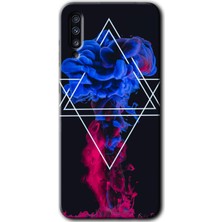 Gramaphone Galaxy A70 Kılıf Hd Desen Baskılı Arka Kapak + Kırılmaz Cam - Mekanik Duman 1