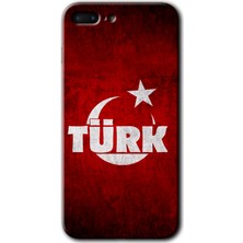 Gramaphone Apple iPhone 7 Plus Kılıf Hd Desen Baskılı Arka Kapak - Ayyıldız Türk