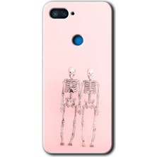 Gramaphone Xiaomi Mi 8 Lite Kılıf Hd Desen Baskılı Arka Kapak + Kırılmaz Cam - Yaşayan Çift