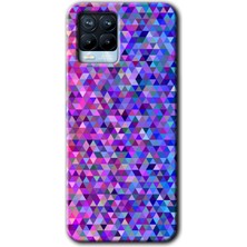 Gramaphone Realme 8 Pro Kılıf Hd Desen Baskılı Arka Kapak - Pixel Mozaik