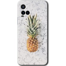 Gramaphone Vivo Y21S Kılıf Hd Desen Baskılı Arka Kapak - Ananas