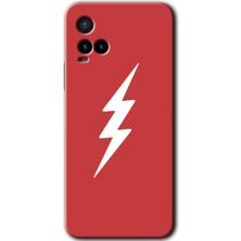 Gramaphone Vivo Y21S Kılıf Hd Desen Baskılı Arka Kapak - Flash Logo