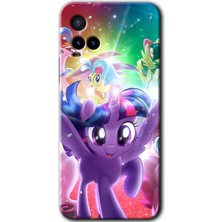 Gramaphone Vivo Y21S Kılıf Hd Desen Baskılı Arka Kapak + Kırılmaz Cam - Pony