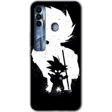 Gramaphone Tecno Spark 7 Pro Kılıf Hd Desen Baskılı Arka Kapak + Kırılmaz Cam - Anime