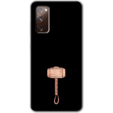 Gramaphone Galaxy S20 Fe Kılıf Hd Desen Baskılı Arka Kapak + Kırılmaz Cam - Thor Çekiç