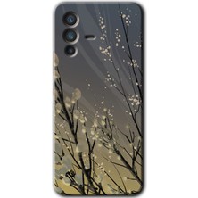 Gramaphone Vivo V23 5g Kılıf Hd Desen Baskılı Arka Kapak - Branches Flowers
