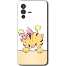 Gramaphone Vivo V23 5g Kılıf Hd Desen Baskılı Arka Kapak - Sevimli Kedi