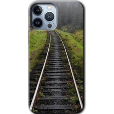 Gramaphone Apple iPhone 13 Pro Max Kılıf Hd Desen Baskılı Arka Kapak - Tren Yolu