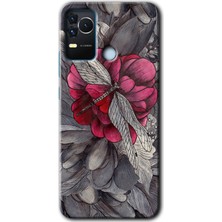 Gramaphone Omix X400 Kılıf Hd Desen Baskılı Arka Kapak + Kırılmaz Cam - Kelebek Ömrü
