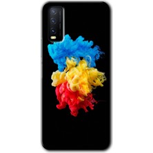 Gramaphone Vivo Y11S Kılıf Hd Desen Baskılı Arka Kapak - Black 1