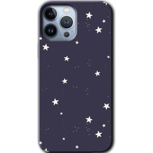 Gramaphone Apple iPhone 13 Pro Kılıf Hd Desen Baskılı Arka Kapak - Gökyüzü Yıldız