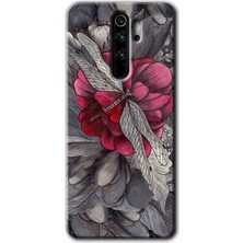 Gramaphone Redmi Note 8 Pro Kılıf Hd Desen Baskılı Arka Kapak - Kelebek Ömrü