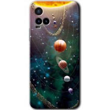 Gramaphone Vivo Y21 Kılıf Hd Desen Baskılı Arka Kapak - Cosmos