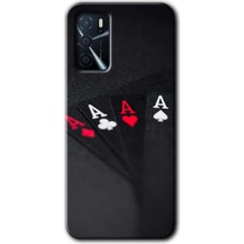 Gramaphone Oppo A16 Kılıf Hd Desen Baskılı Arka Kapak + Kırılmaz Cam - Full As