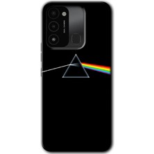 Gramaphone Tecno Spark 8c Kılıf Hd Desen Baskılı Arka Kapak + Kırılmaz Cam - Dark Side