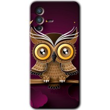 Gramaphone Vivo V23 5g Kılıf Hd Desen Baskılı Arka Kapak + Kırılmaz Cam - Owl Bird Branch