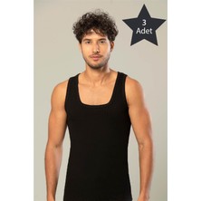 Erdem 3'lü Siyah Erkek Kaşkorse Atlet 11283