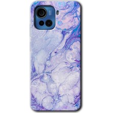 Gramaphone Casper Via F30 Plus Kılıf Hd Desen Baskılı Arka Kapak - Spots Lilac