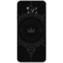 Gramaphone Poco X3 Pro Kılıf Hd Desen Baskılı Arka Kapak - Siyah Mandala 1