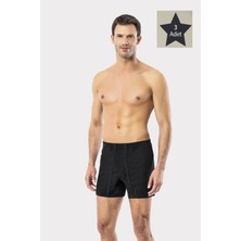 Erdem 3'lü Siyah Paçalı Külot 13503