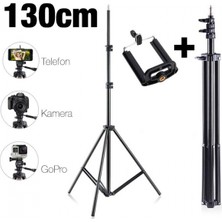 Ally 130CM Işık Ayağı Tripod Standı 3 Ayaklı Tripod Işık Ayağı 1.3 Metre