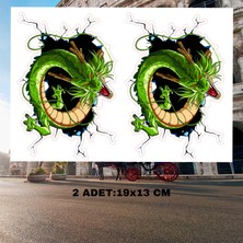 Fatih Sticker Ejderha Motorsiklet Araç Leptop Sticker Çıkartma
