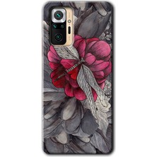 Gramaphone Redmi Note 10 Pro Kılıf Hd Desen Baskılı Arka Kapak + Kırılmaz Cam - Kelebek Ömrü