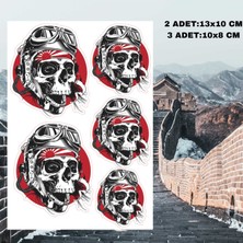 Fatih Sticker Kuru Kafa Motorsiklet Araç Leptop Sticker Çıkartma