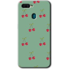 Gramaphone Oppo A5S Kılıf Hd Desen Baskılı Arka Kapak - Kiraz Berry