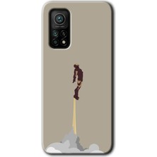 Gramaphone Xiaomi Mi 10T Kılıf Hd Desen Baskılı Arka Kapak + Kırılmaz Cam - Ironman-Airport