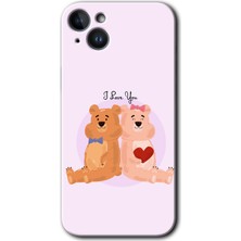 Gramaphone Apple iPhone 14 Kılıf Hd Desen Baskılı Arka Kapak - Sevgili Ayıcık