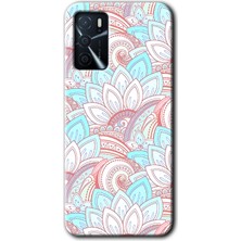 Gramaphone Oppo A16 Kılıf Hd Desen Baskılı Arka Kapak - Çin Mandala 1