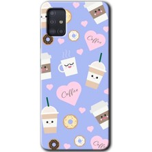 Gramaphone Galaxy A51 Kılıf Hd Desen Baskılı Arka Kapak - Coffee Cake