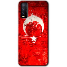 Gramaphone Vivo Y20S Kılıf Hd Desen Baskılı Arka Kapak + Kırılmaz Cam - Albayrak 2