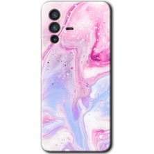 Gramaphone Vivo V23 5g Kılıf Hd Desen Baskılı Arka Kapak + Kırılmaz Cam - Kabarmış Leke