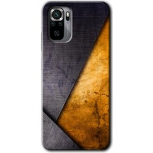 Gramaphone Redmi Note 10S Kılıf Hd Desen Baskılı Arka Kapak + Kırılmaz Cam - Abstract 3