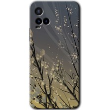 Gramaphone Vivo Y33S Kılıf Hd Desen Baskılı Arka Kapak - Branches Flowers