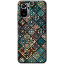 Gramaphone Redmi Note 10 Kılıf Hd Desen Baskılı Arka Kapak - Mat Mandala