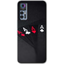 Gramaphone Tcl 30 Kılıf Hd Desen Baskılı Arka Kapak + Kırılmaz Cam - Full As